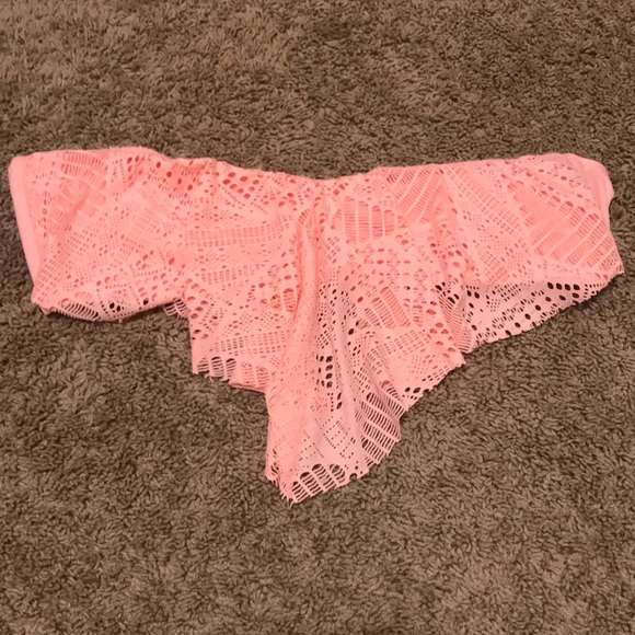 Swim top coral color. - Picture 1 of 4